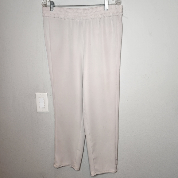 Rachel Zoe cream flowy trousers - Picture 1 of 11